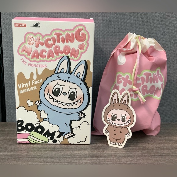 Pop Mart Exciting Macaron Labubu The Monsters- Confirmed Toffee - Picture 2 of 15